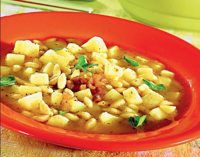 Przedwojenna kuchnia konińska – ( 31) Zupa kartoflana z zacierkami