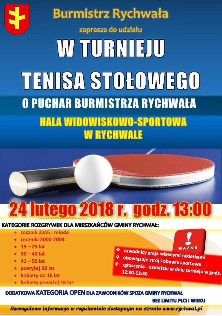 Turniej Tenisa Stołowego