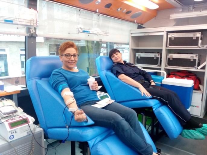 Policyjna zbiórka krwi