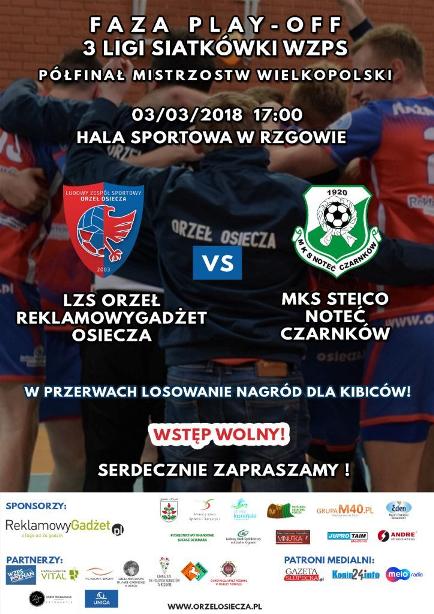 Półfinał mistrzostw Wielkopolski w siatkówce mezczyzn