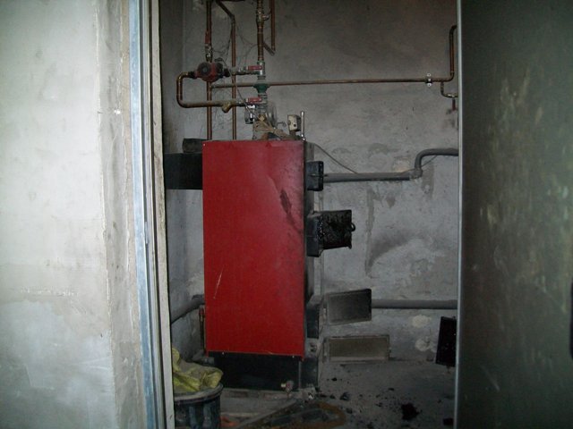 Pożar pieca w budynku jednorodzinnym