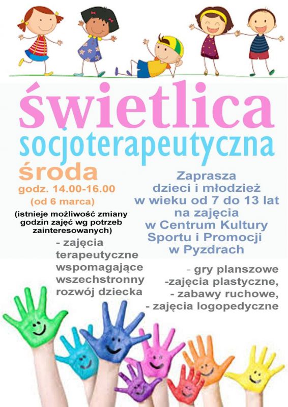 Świetlica socjoterapeutyczna w Pyzdrach
