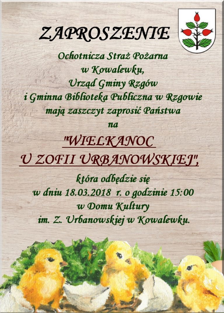 WIELKANOC U ZOFII URBANOWSKIEJ