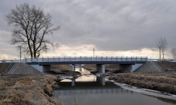 Przebudowa mostu na rzece Rgilewce