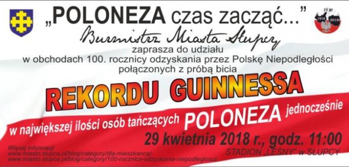 UWAGA osoby, które chcą zatańczyć POLONEZA