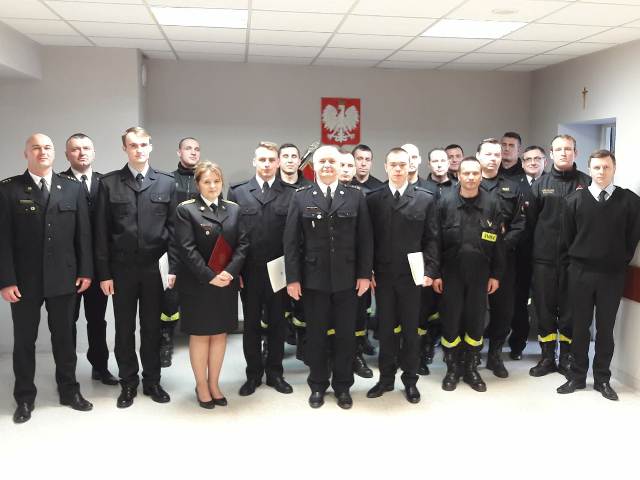 Ślubowanie strażaków