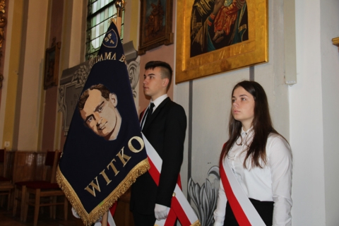 Sztandar dla Szkoły Podstawowej nr 1 im. Adama Borysa w Witkowie