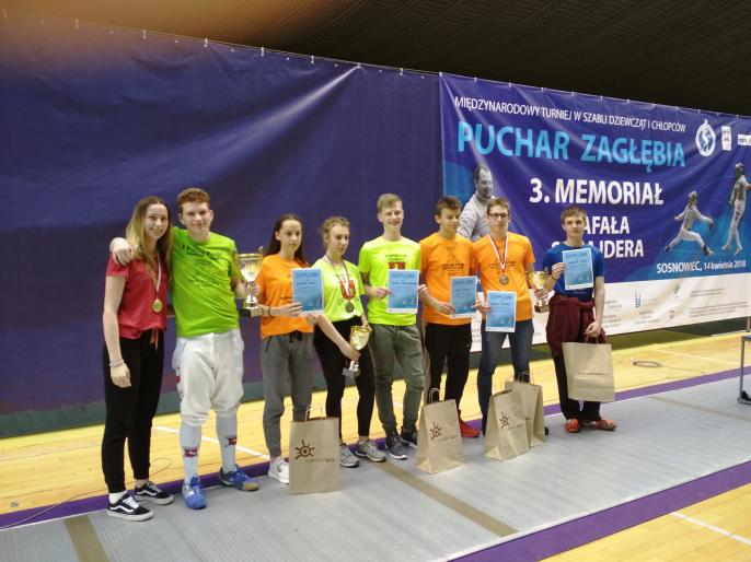 Zawodnicy KKSz na Memoriale Rafała Sznajdera w Sosnowcu