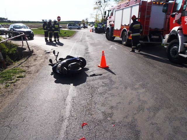Wypadek w Powidzu na ul. Witkowskiej