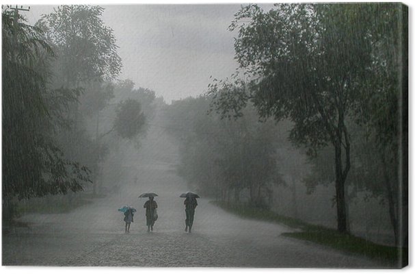 Komunikat ostrzegawczy – Deszcze