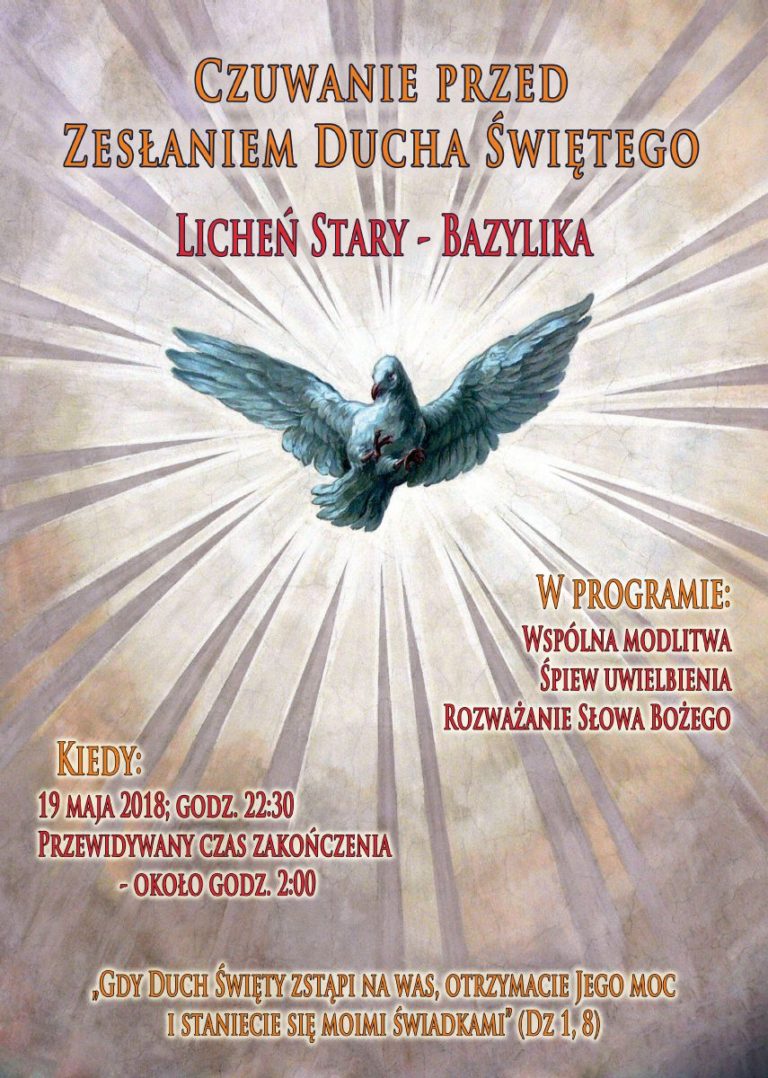 Czuwanie przed Zesłaniem Ducha Świętego