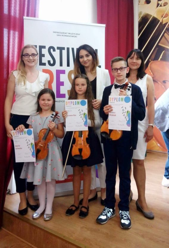 Skrzypkowie ze Słupcy na Międzynarodowym Festiwalu w Zduńskiej Woli