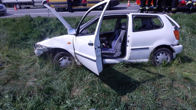 Wypadek na K 92 w Barłogach