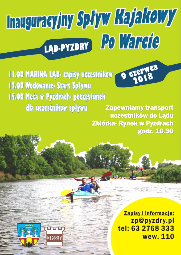 Inauguracyjny Spływ Kajakowy po Warcie