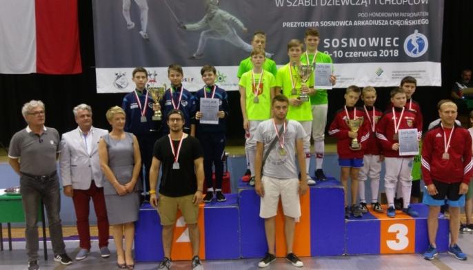 Młodzicy Konińskiego Klubu Szermierczego Drużynowymi Mistrzami Polski