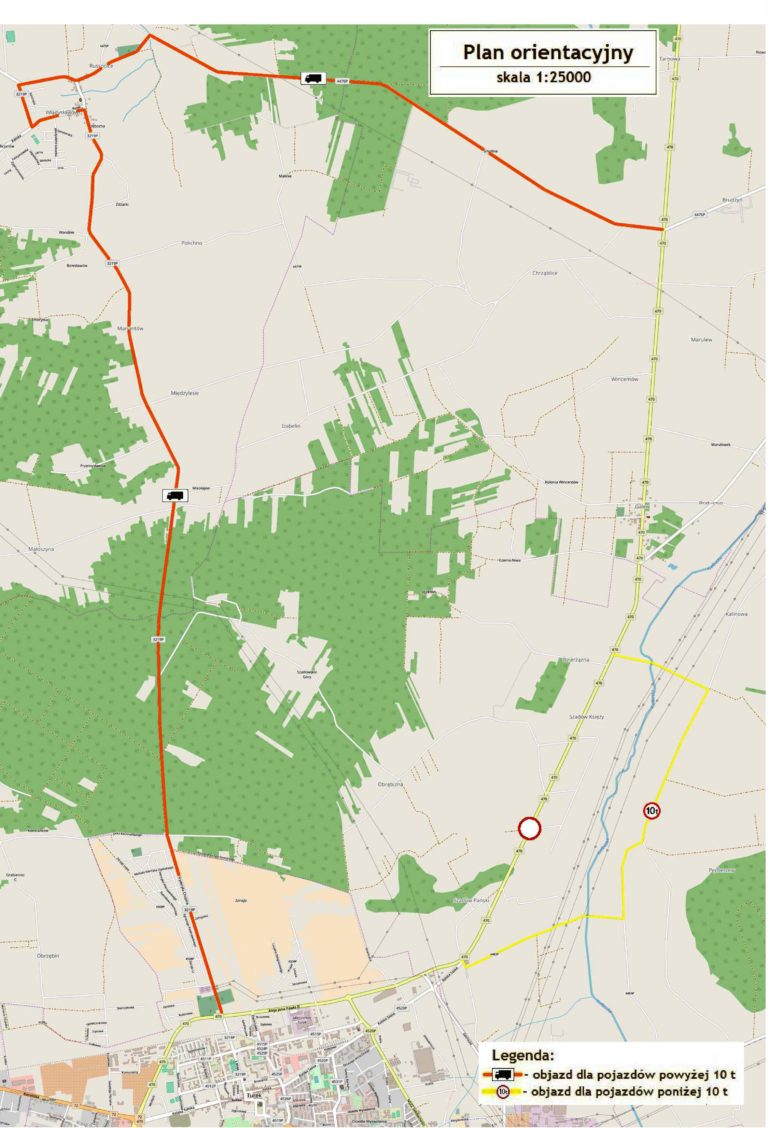 Demontaż wiaduktu i objazdy