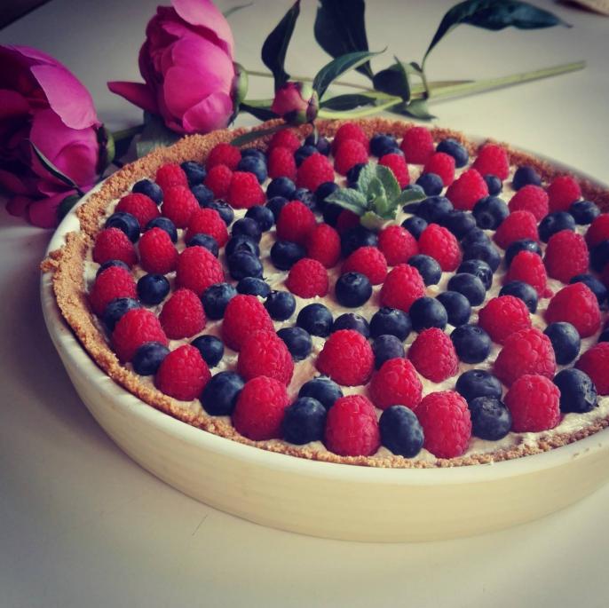 Przedwojenna kuchnia konińska – Tarta z malinami