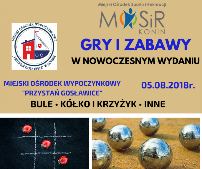 Gry i zabawy na przystani w Gosławicach