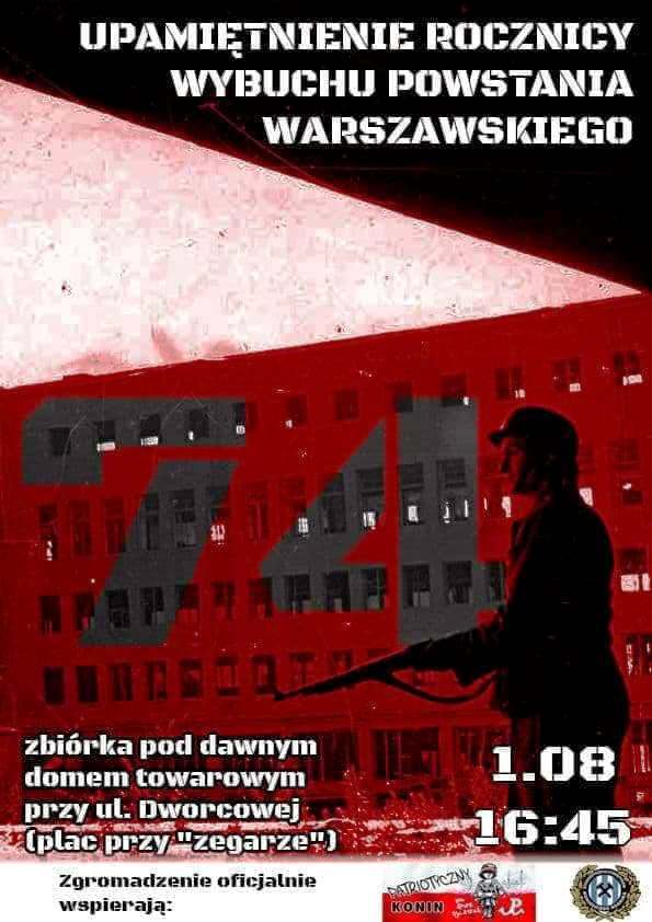 Policzmy się 1 sierpnia ! Wtedy też było gorąco