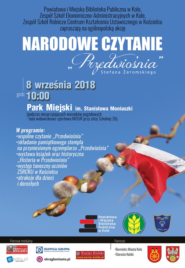 Narodowe Czytanie Przedwiośnia Stefana Żeromskiego