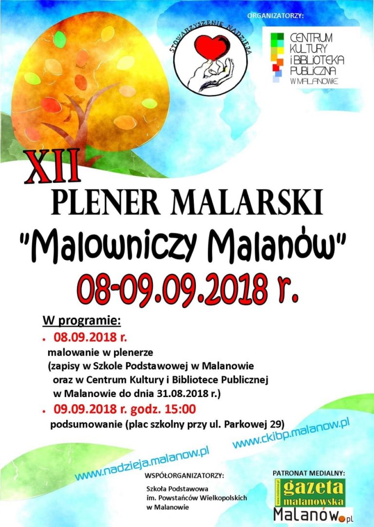 XII Plener Malarski – Malowniczy Malanów