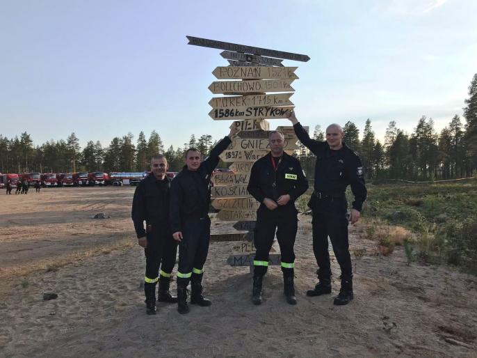 Strażacy z  Turku wrócili ze Szwecji