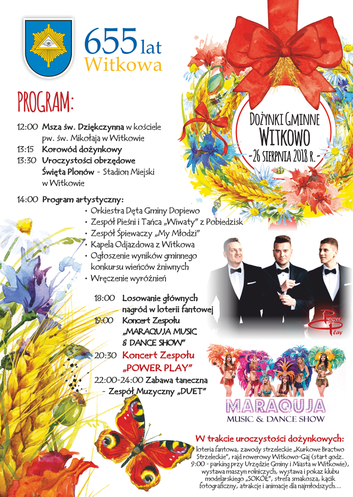Dożynki Gminne Witkowo 2018