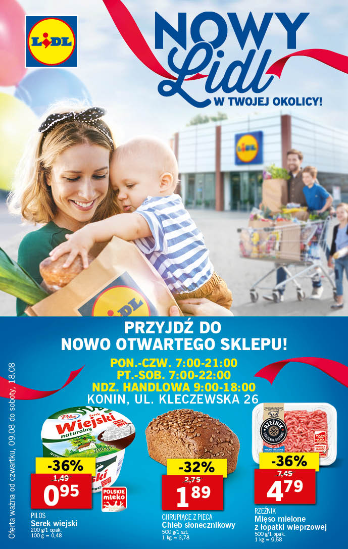 NOWY SKLEP LIDL W KONINIE