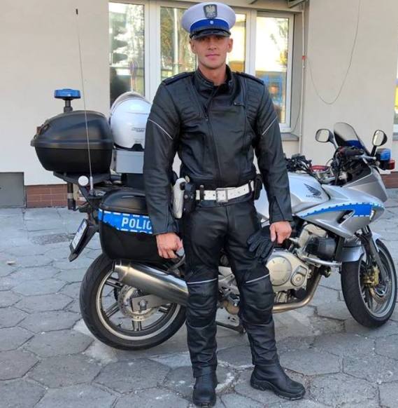 Policyjne motocykle w Kole