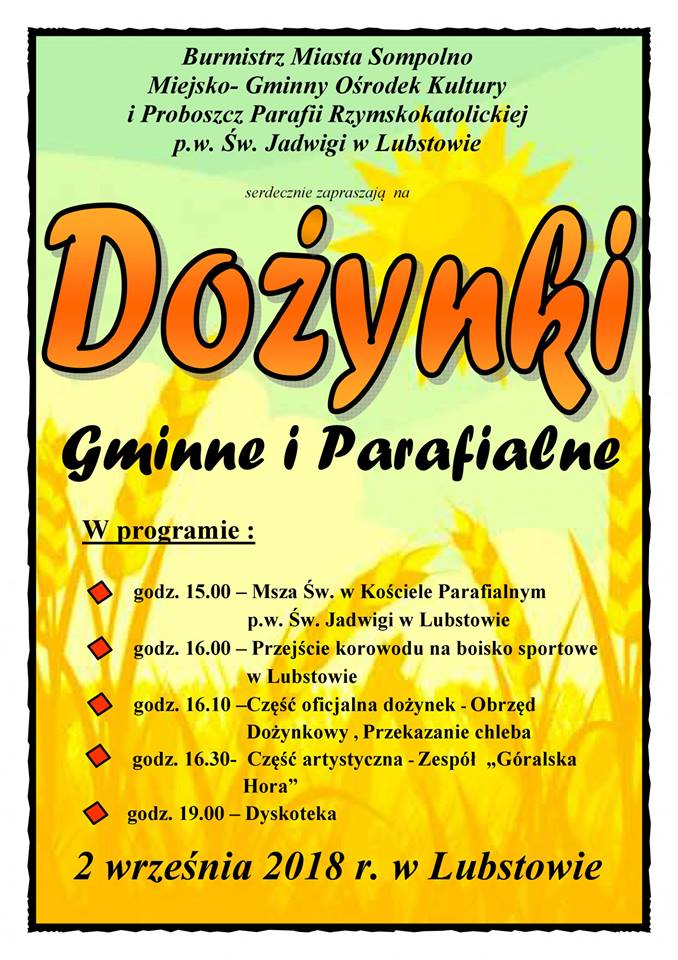 Jutro – Dożynki w Lubstowie