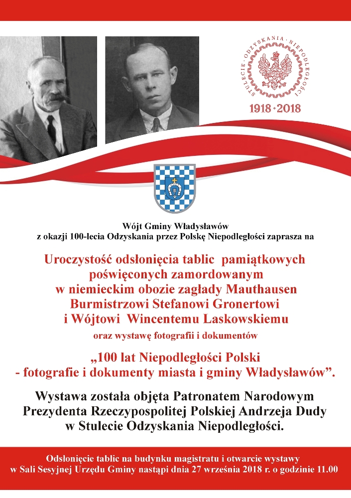 Odsłonięcie tablic pamiątkowych