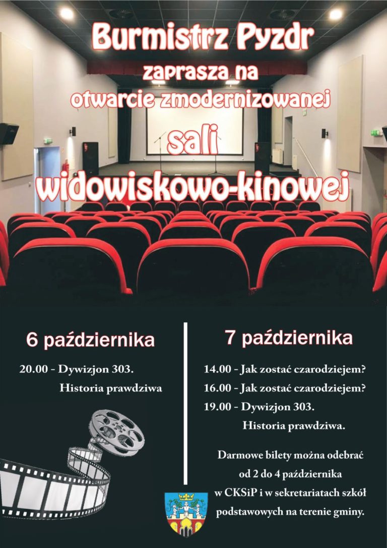 Otwarcie zmodernizowanej sali widowiskowo-kinowej