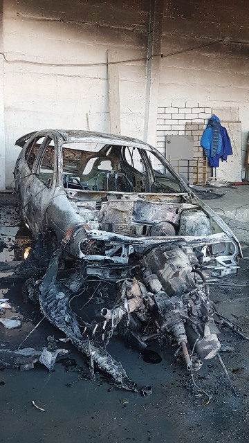 Pożar w Podbielsku gm. Orchowo