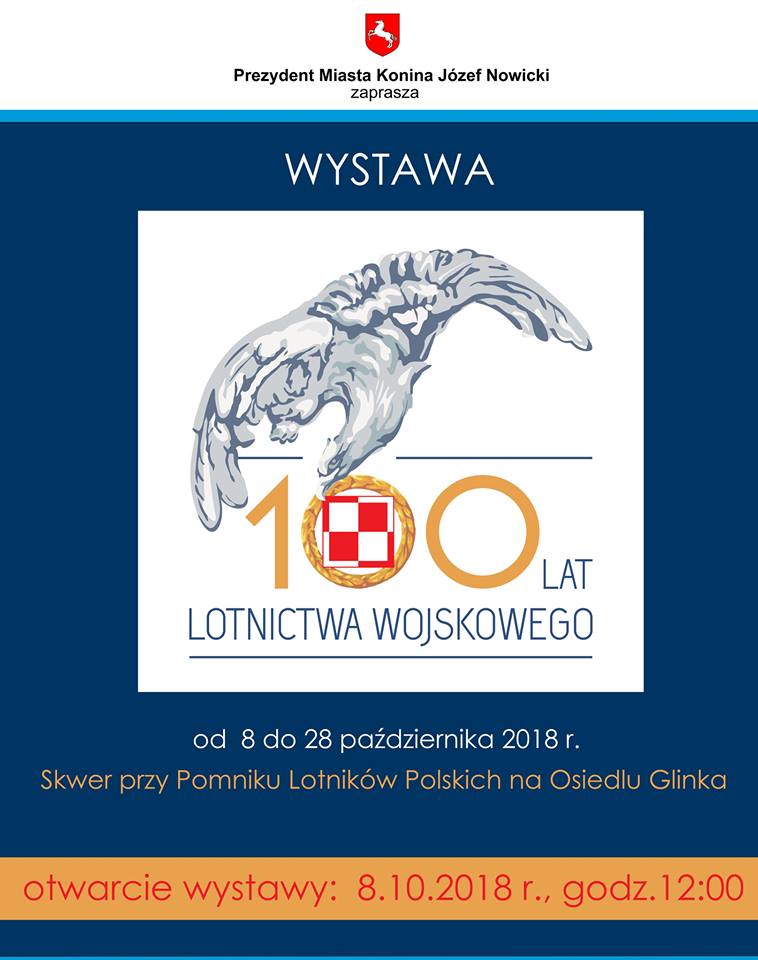 Historia lotnictwa przy pomniku na Glince