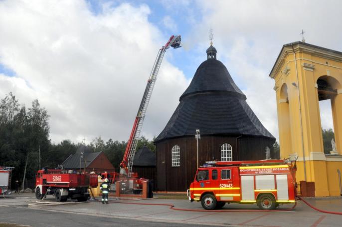 Płonie kościół w Wyszynie ! – Spokojnie, to tylko ćwiczenia !