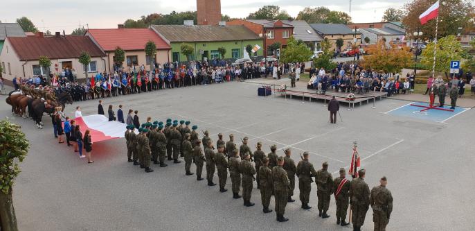 Uroczystość 100. rocznicy odzyskania przez Polskę Niepodległości w Rychwale
