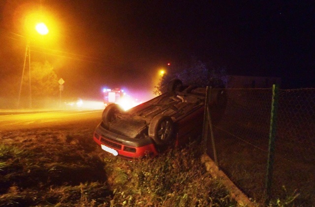 Dachowanie samochodu w Orchowie