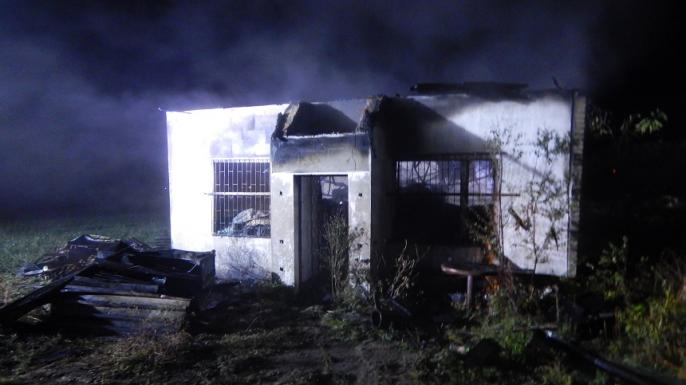 Rosocha – pożar pustostanu