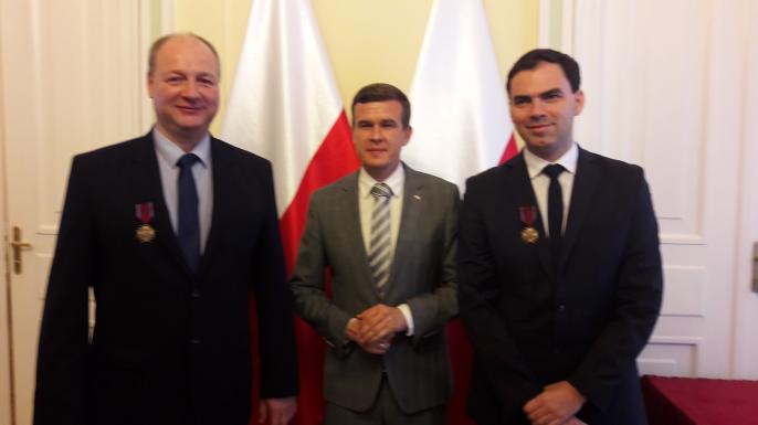 Brązowe Krzyże Zasługi dla 2 trenerów KKSz