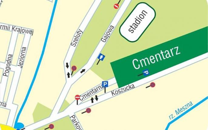 Zmiany w organizacji ruchu na Wszystkich Świętych w Słupcy