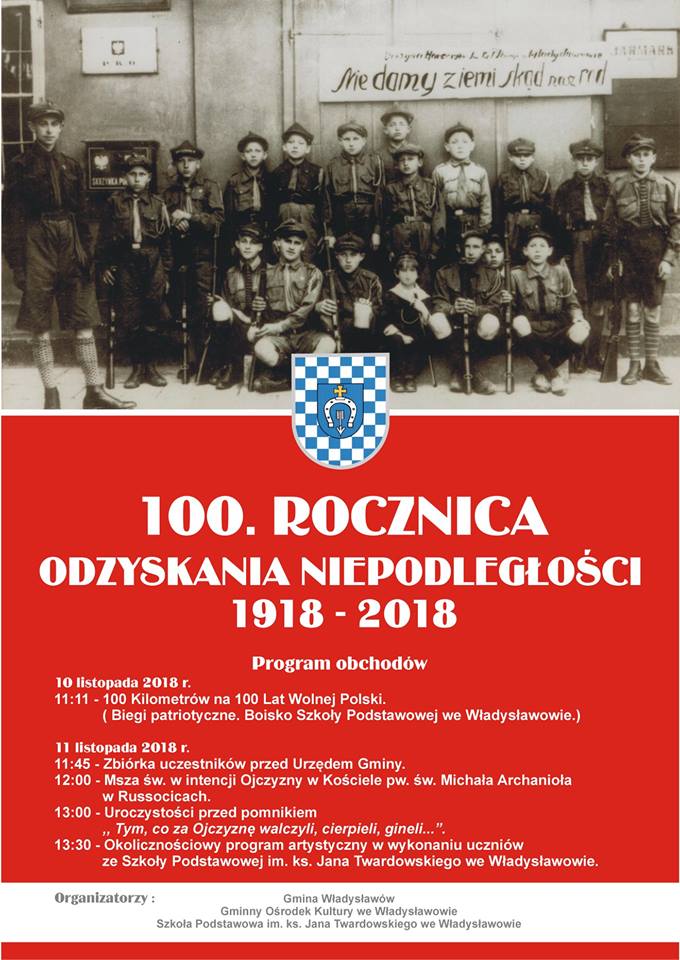 100 Rocznica Odzyskania Niepodległości przez Polskę – obchody we Władysławowie