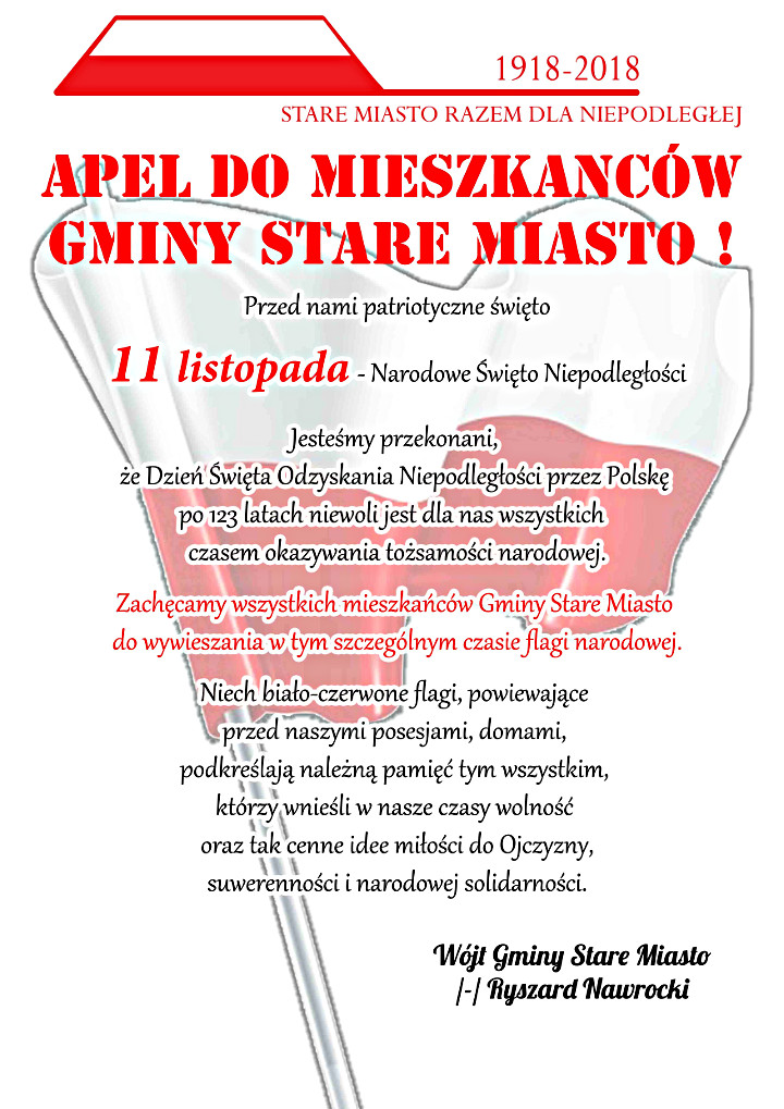 Apel Wójta Starego Miasta