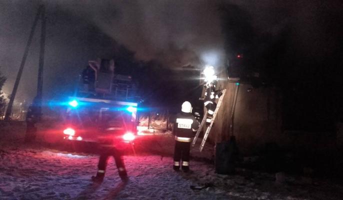 Pożar kotłowni w budynku jednorodzinnym