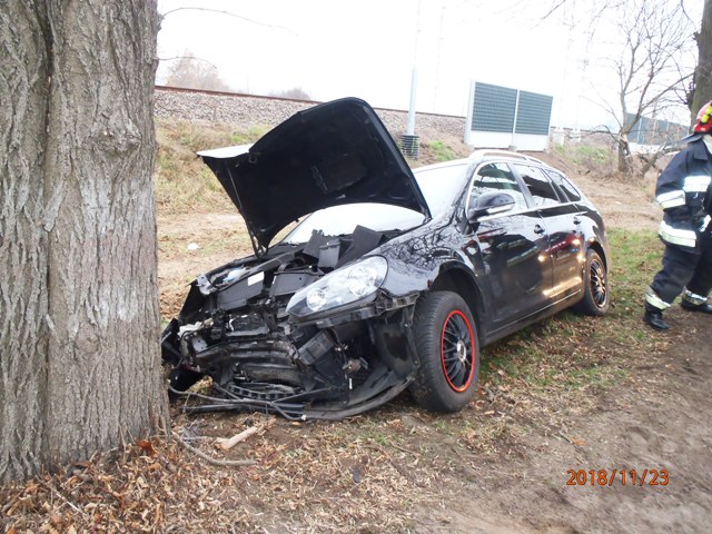 Wypadek na ul. Zagórowskiej w Słupcy