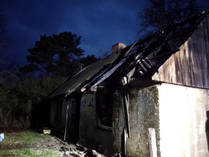 Pożar budynku mieszkalnego w Rzuchowie