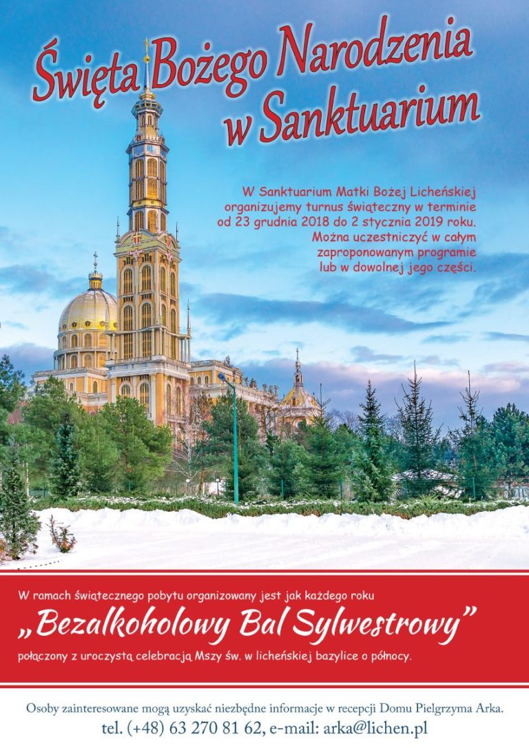 Zapraszamy na Święta w Licheniu