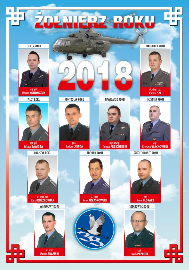 Żołnierze roku w 33 Bazie Lotnictwa Transportowego