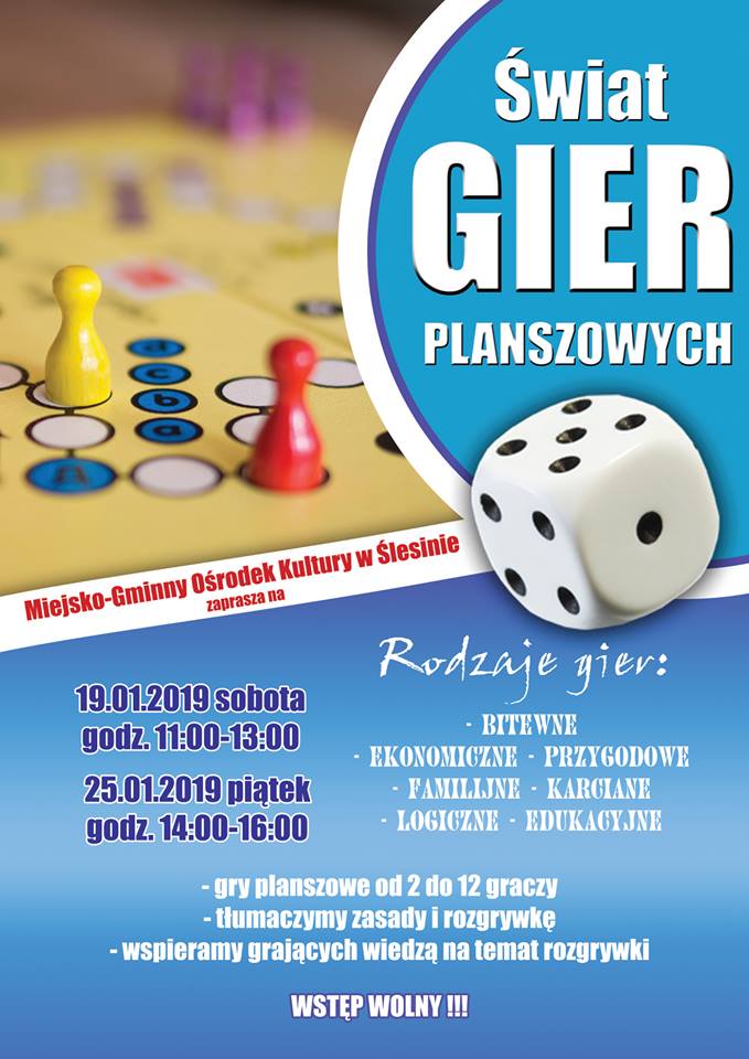 Świat gier planszowych w Ślesinie