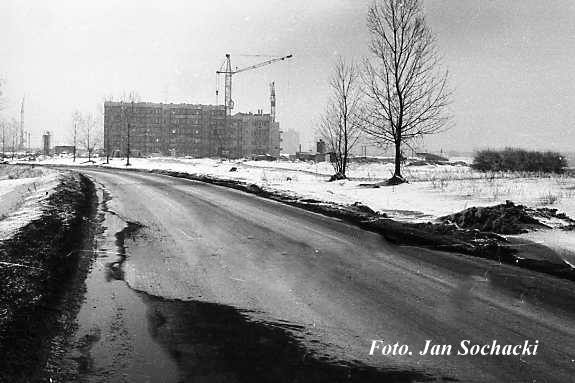 Zima w Koninie – Zatorze, pierwsze bloki – lata osiemdziesiate