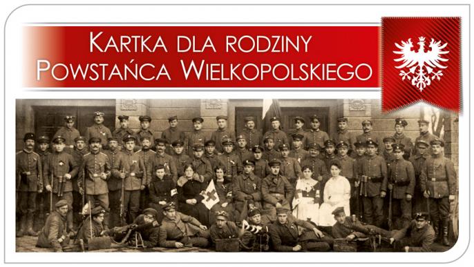 Kartka dla rodziny Powstańca Wielkopolskiego